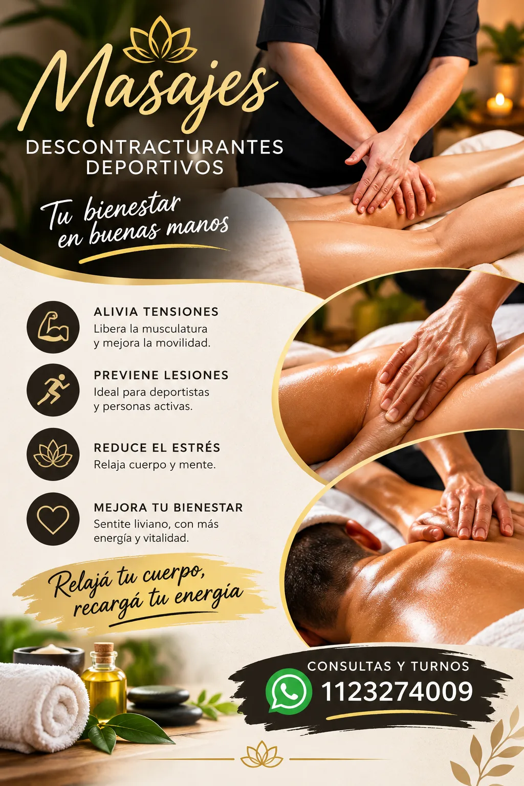 Masajista a domicilio