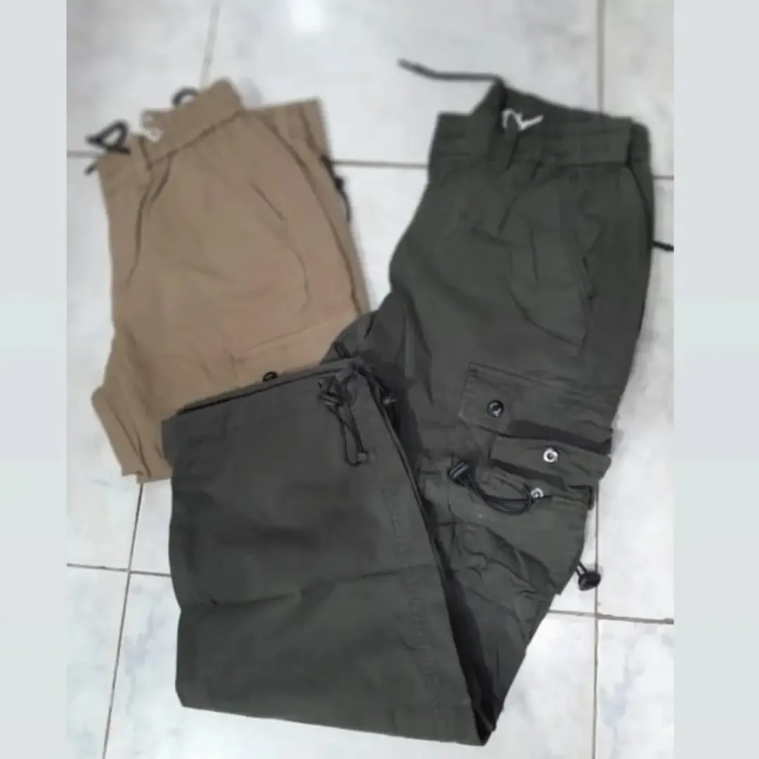 Pantalon cargo de gabardina, foto 3