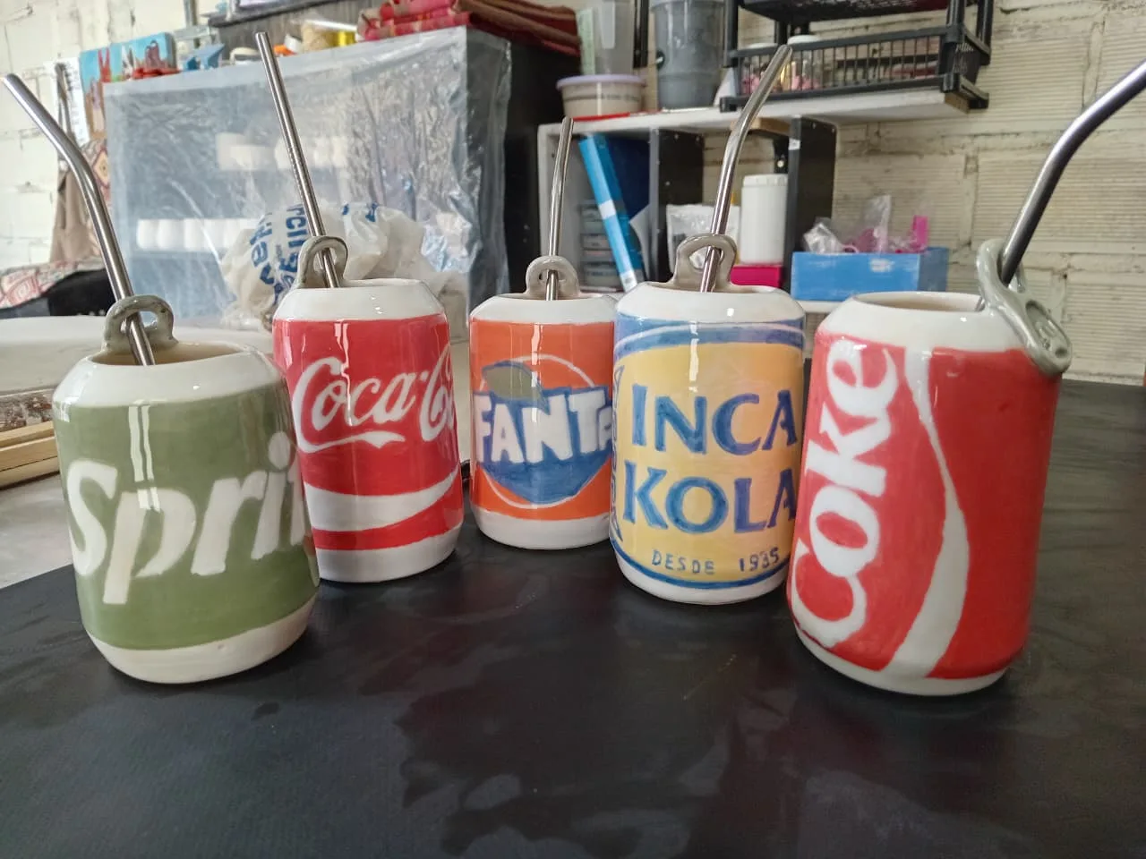 Vasos de gaseosa