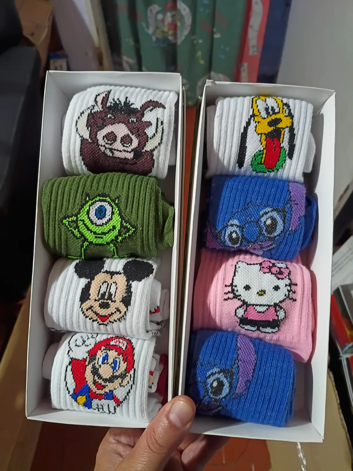 Cajita de medias con 4 pares, foto 1